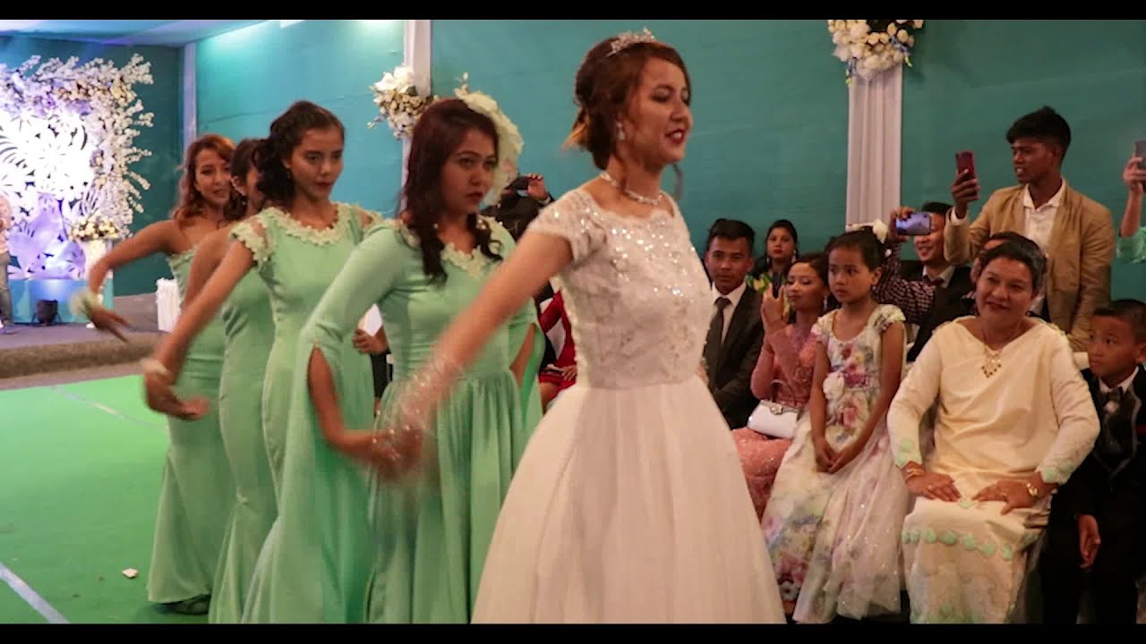 Shillong Wedding || Bride and bridesmaids wedding dance || Ricky weds Jaquilyne