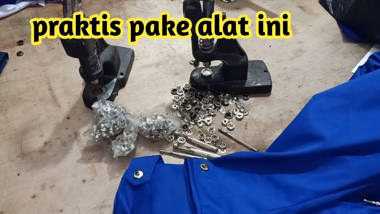 Tips dan trik ‼️ cara pasang kancing jepret, untuk jaket anorak