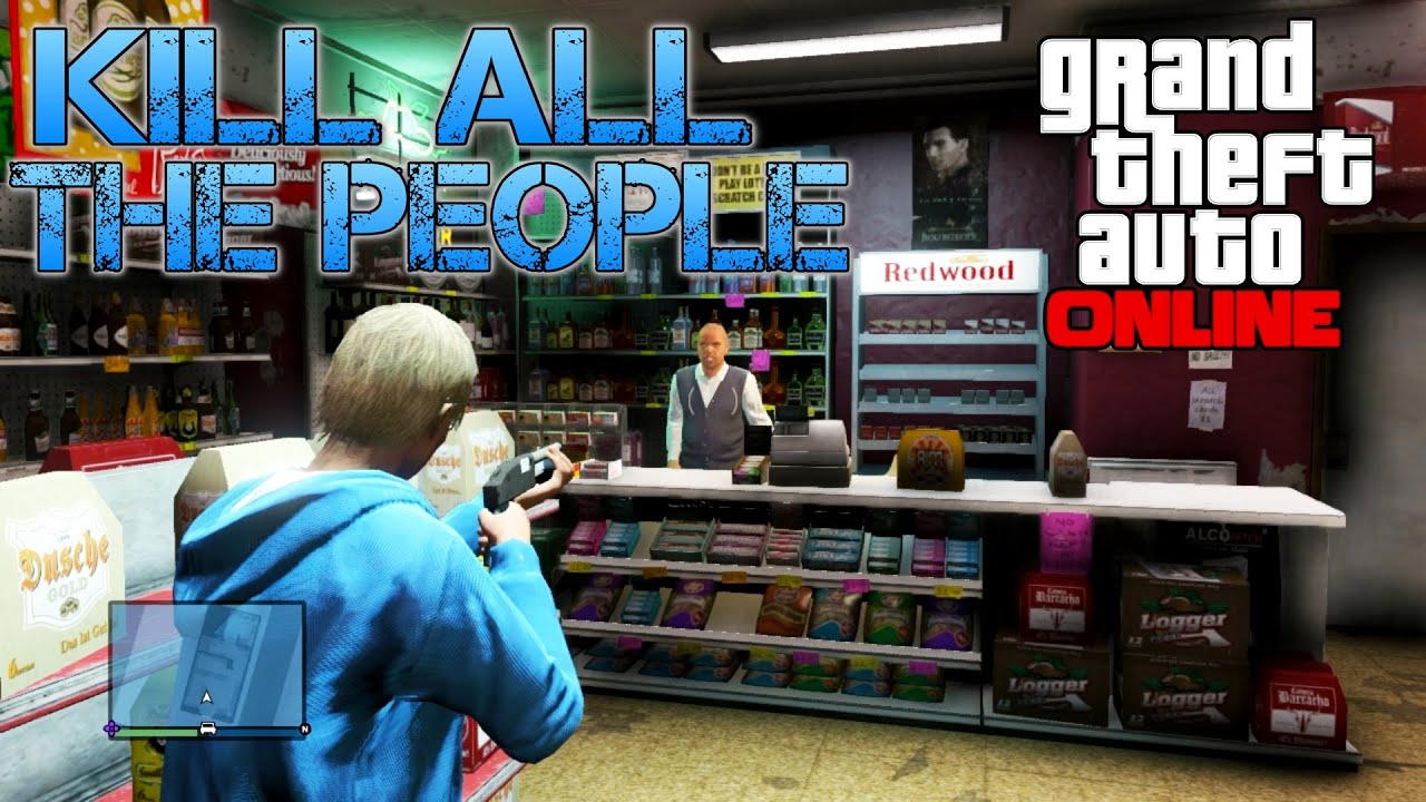 Grand Theft Auto Online | KILL ALL THE PEOPLE! (PS3 HD Gameplay)