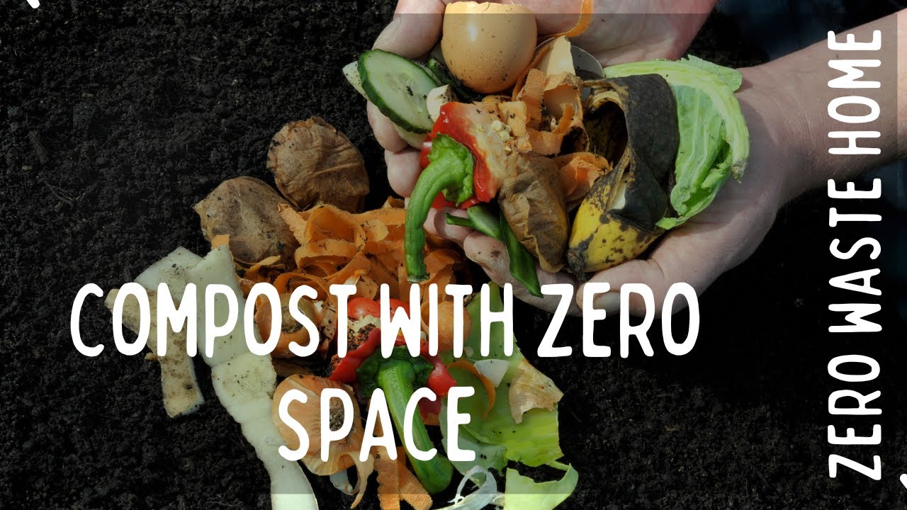 How to Compost in a SMALL space. 5 idea to help you start.