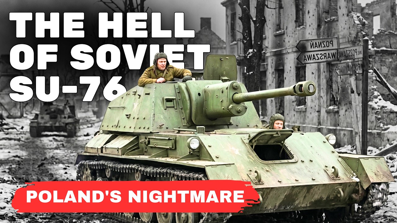 The HELL of Soviet SU-76 Guns in Poland, 1945