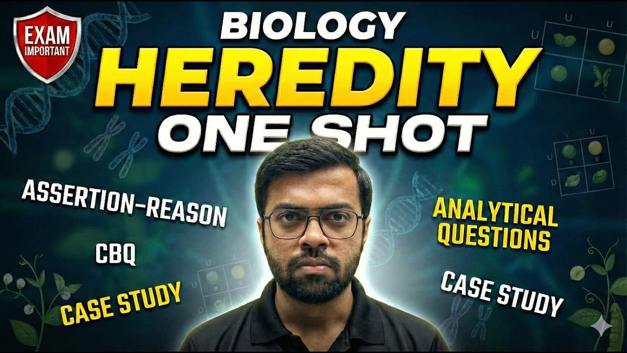 Biology Heredity Marathon 🔥 | Mendel | Genes | Punnett Square | Board Exam Special