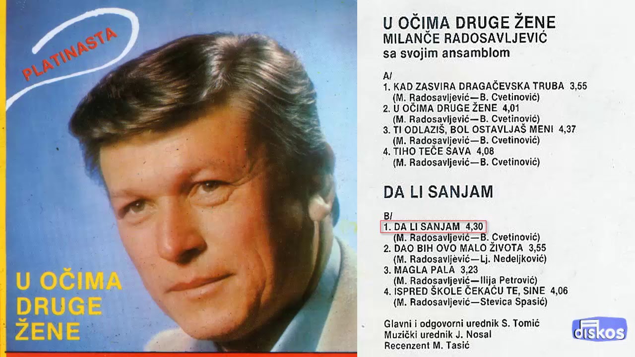 Milance Radosavljevic - Da li sanjam - (Audio 1983)