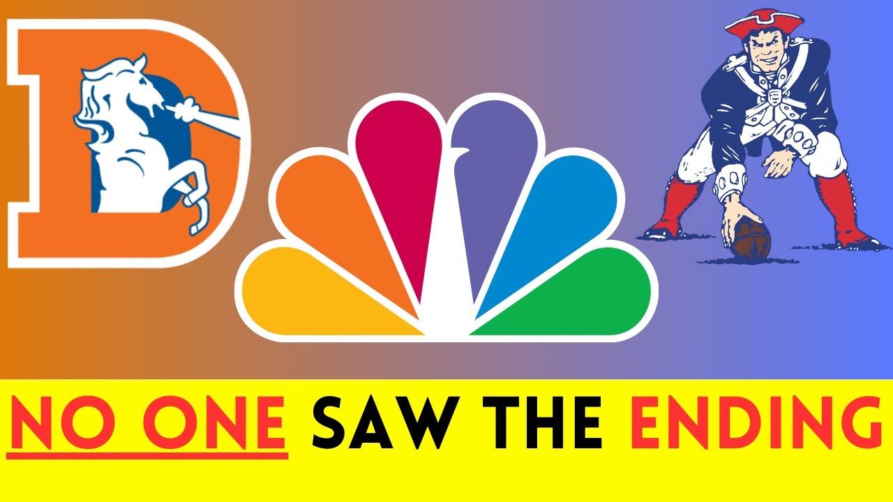 When NBC Forgot to Show the End of an NFL Game | Patriots @ Broncos (1979)