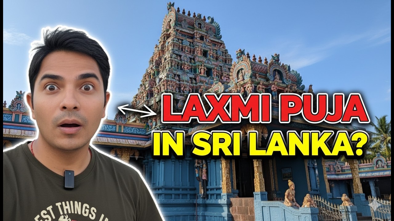 Day 6 - Laxmi Puja Day in Sri Lanka 🇱🇰🙏 | Trincomalee Temple & Nilaveli Beach #srilankaseries