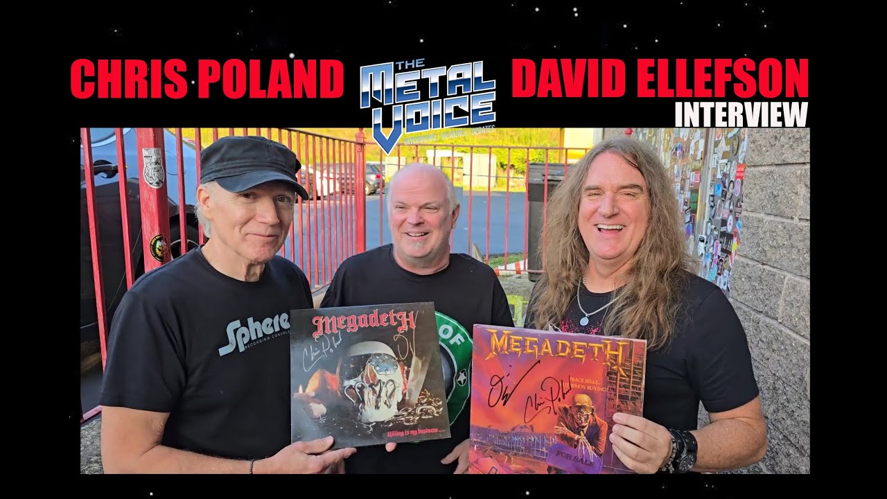 DAVID ELLEFSON & CHRIS POLAND Interview-OZZY Farewell, Jake E Lee, Ellefson/Soto, Rejoin MEGADETH?