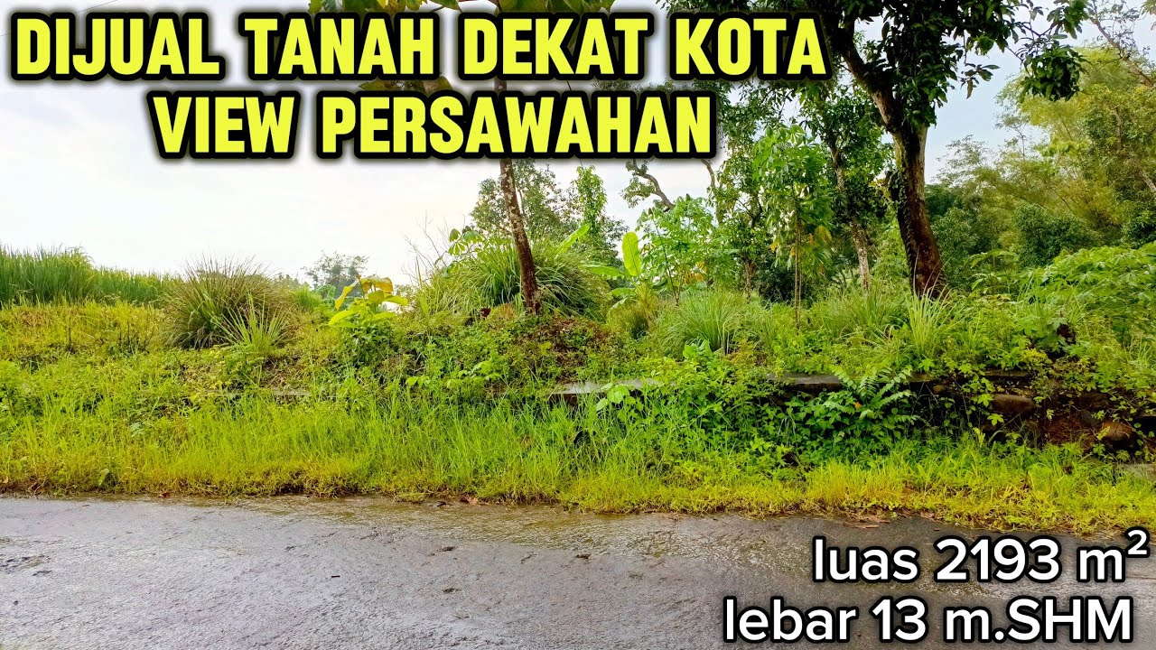 Dijual Tanah Dekat Kota View Persawahan 2193 m²( 082194791760 ) 