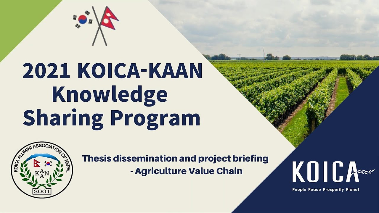KNOWLEDGE SHARING PROGRAM KOICA - KAAN - 2021