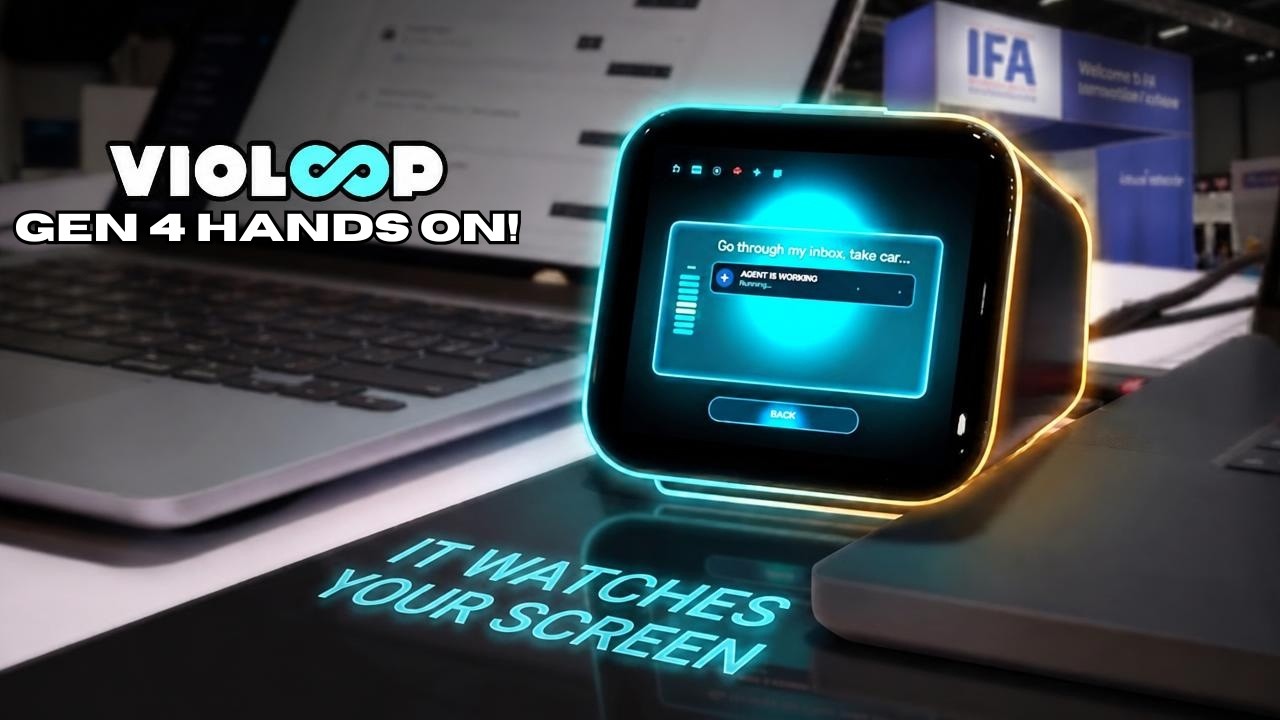 Violoop Gen 4 First Look Hands On at IFA 2026! This AI Box Sees Your Screen and Does Your Work!