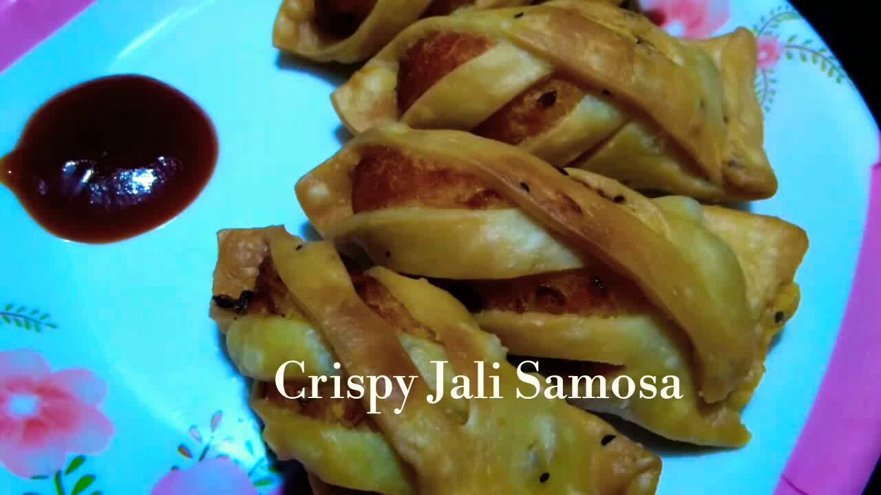 Crispy Jali Samosa/ Different Design Samosa