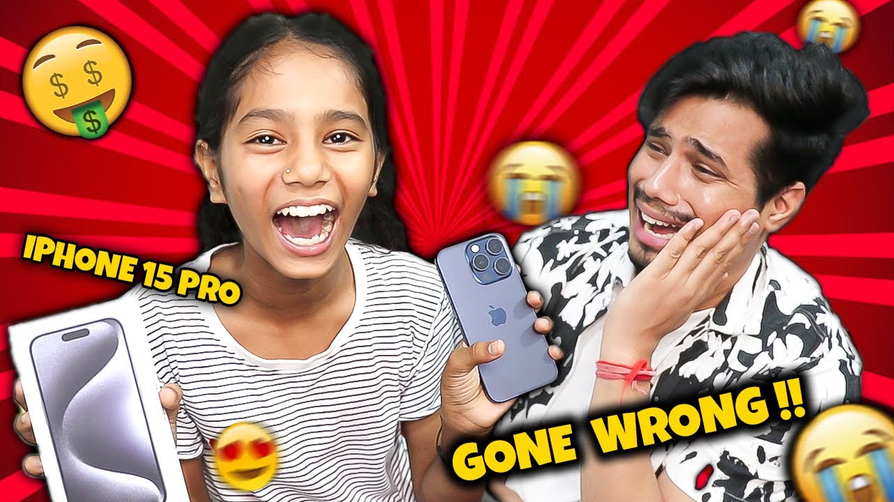 MY SISTER STOLE MY NEW IPHONE 15 PRO 😱