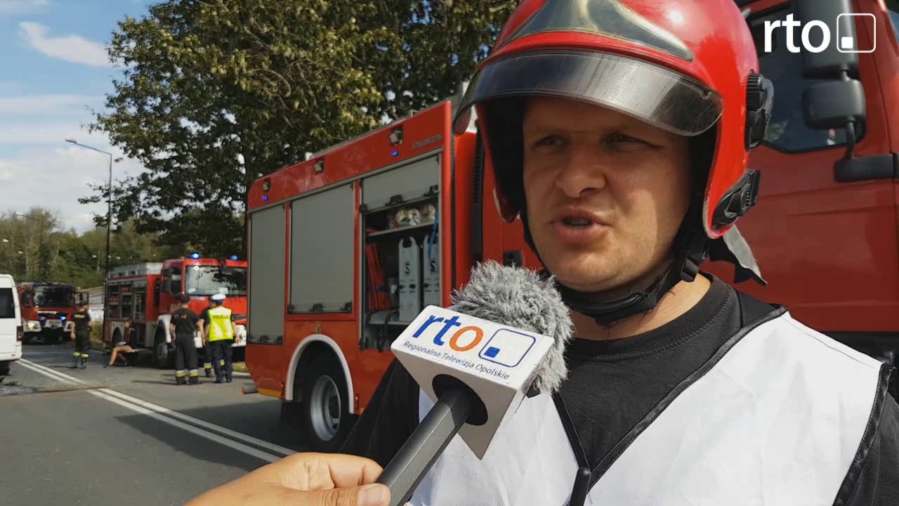 Wypadek otmuchowska Nysa 14 sierpnia 2018