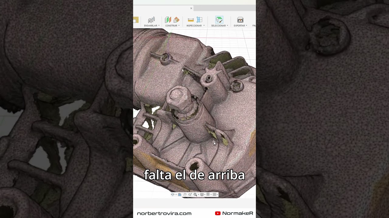 C&oacute;mo alinear un escaneo 3d en #fusion360