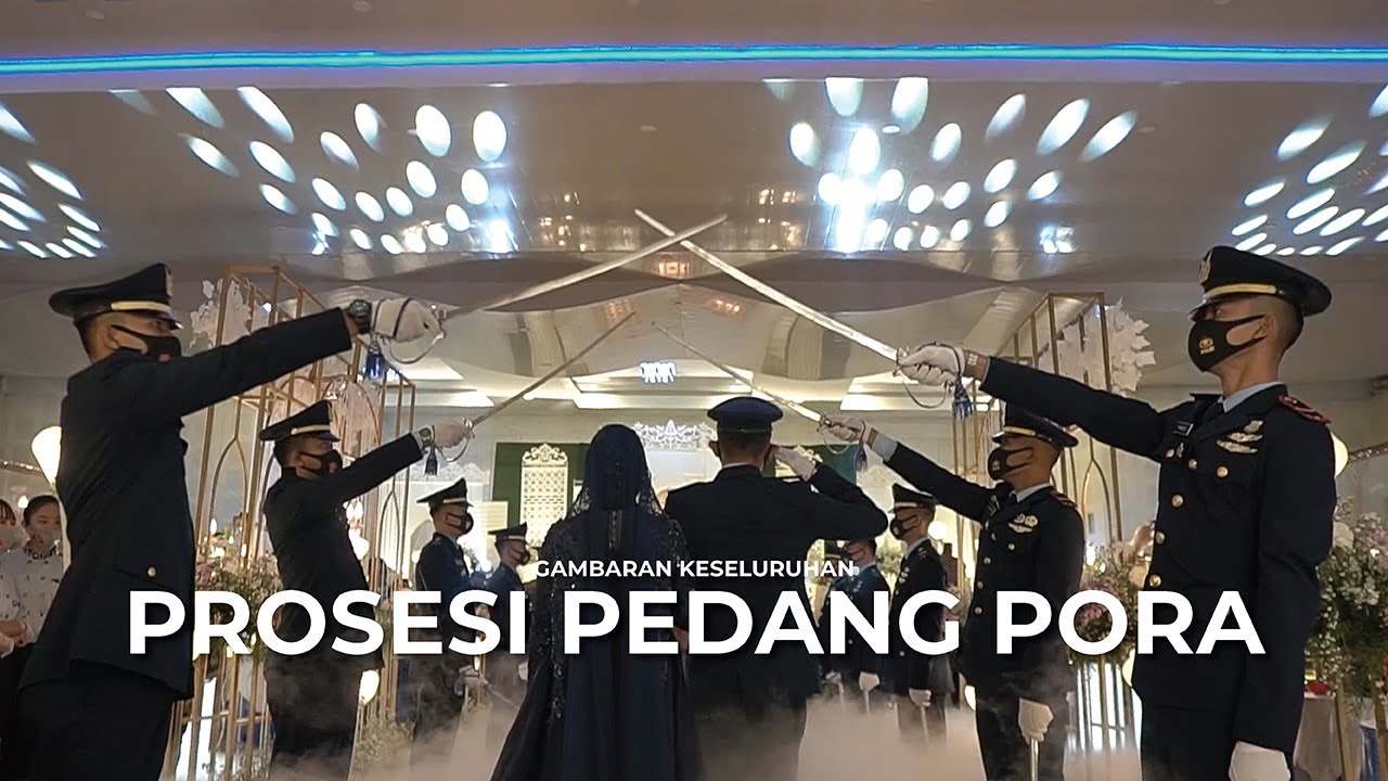 Prosesi Lengkap Pedang Pora TNI AU (Original Source Wedding Elma & Bintang | ZH Picture)