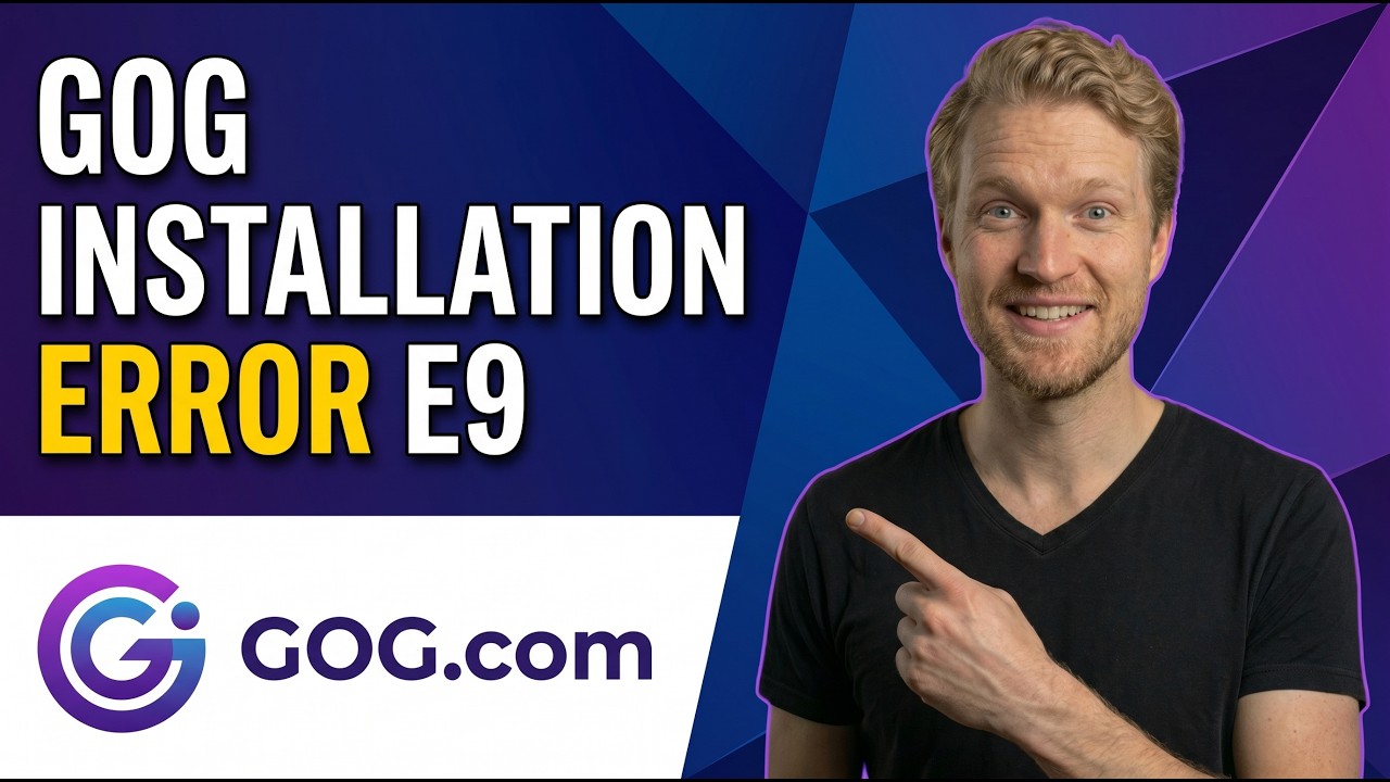 Fix Gog Installation Error E9 [Easy Step-By-Step Guide]