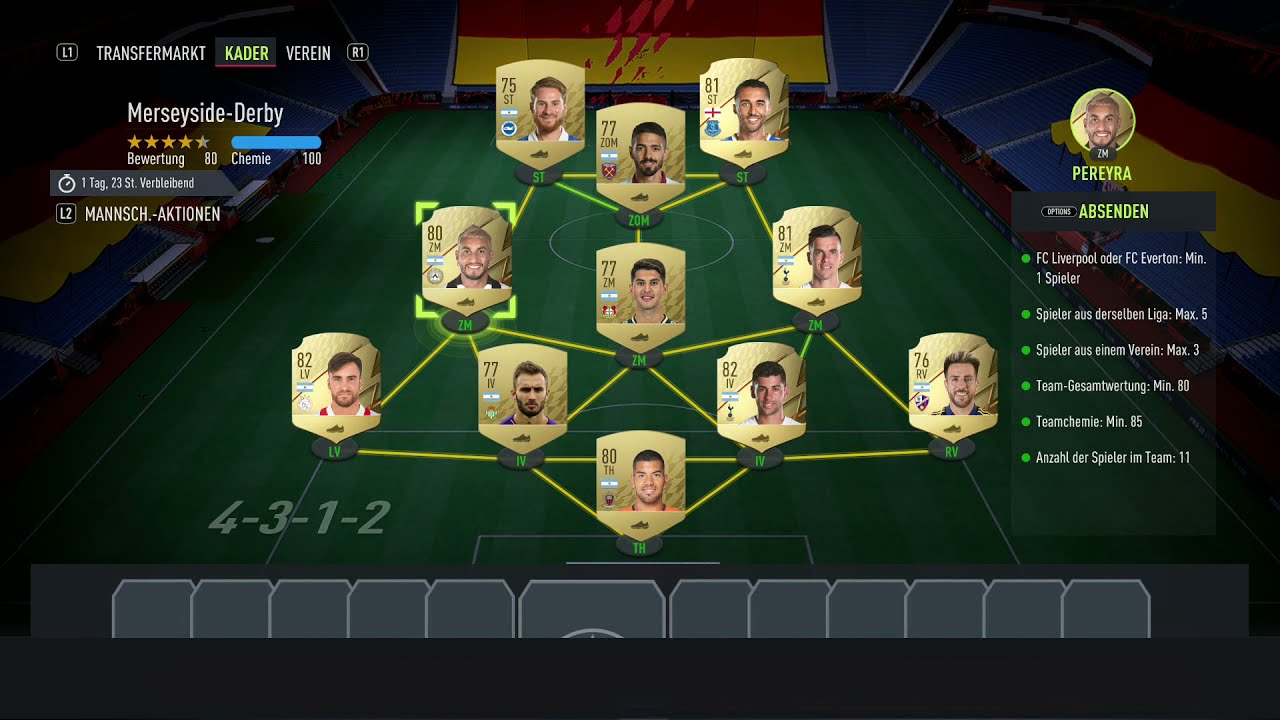 FIFA 22 - SBC - Merseyside-Derby L&ouml;sung