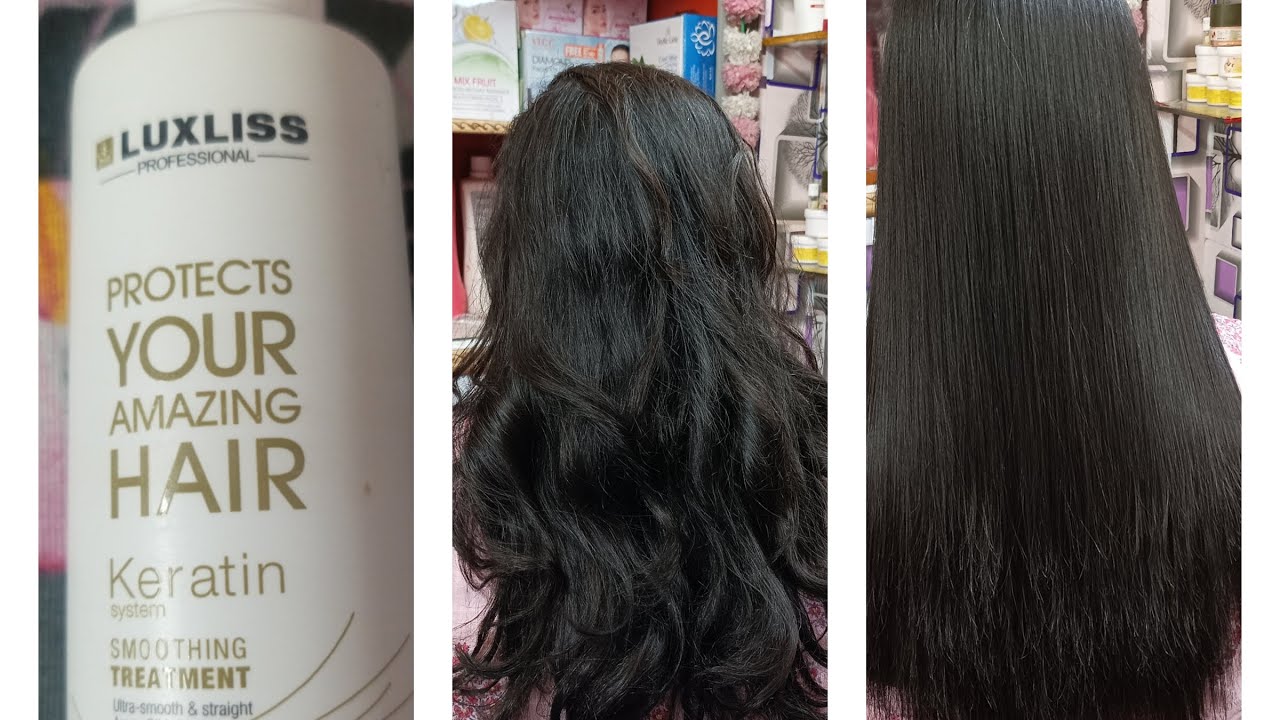Luxliss keratin hair treatment at home#hair keratin  treatment/step by step in Hindi#youtubeshorts