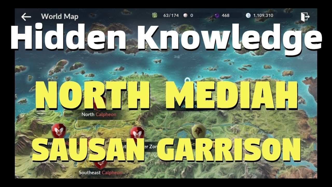 Hidden Knowledge North Mediah: Sausan Garrison - Black Desert Mobile