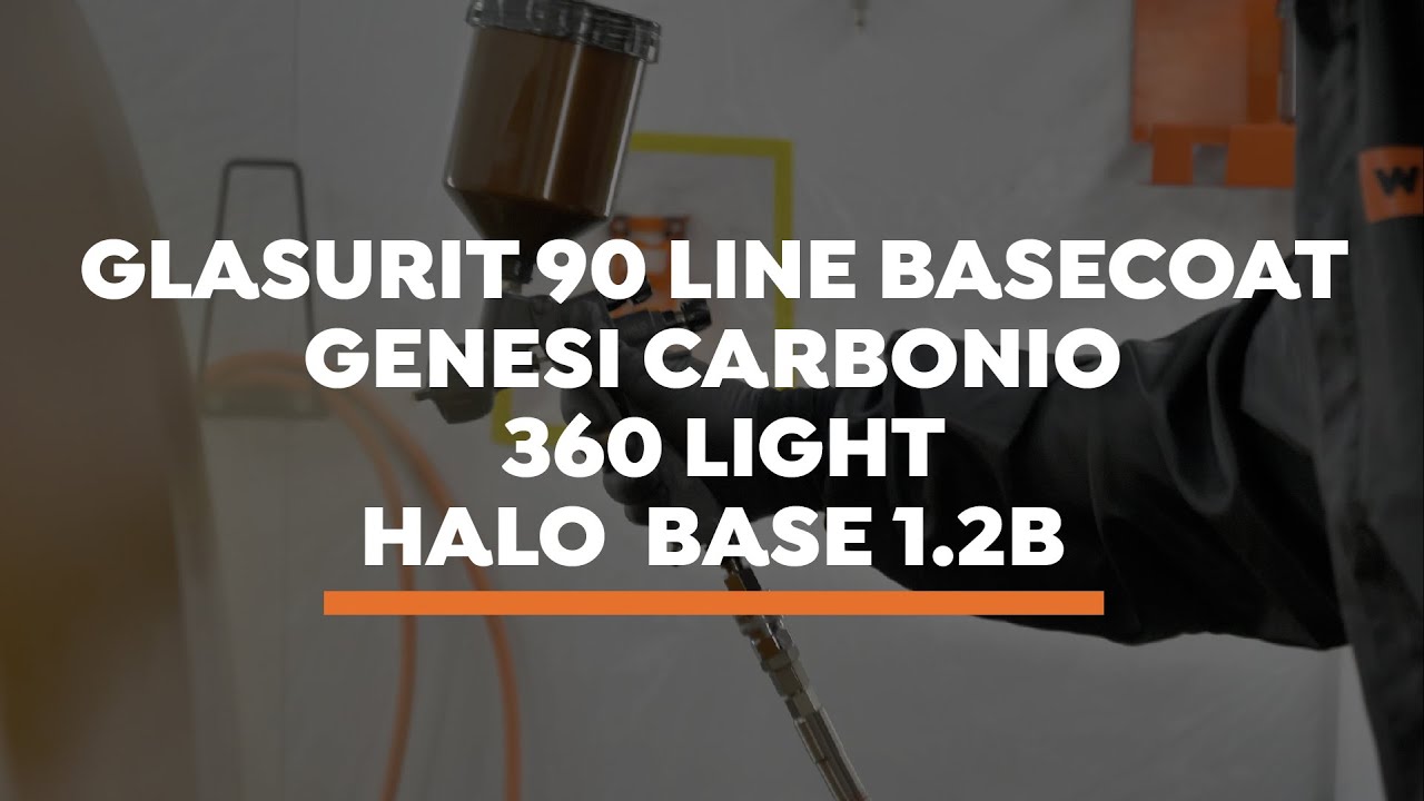 Glasurit 90 Line Basecoat // Genesi Carbonio 360 Light  HALO Base 1.2B