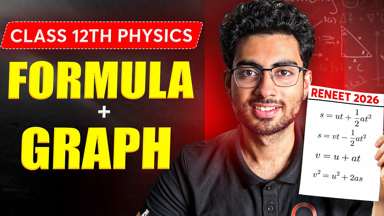 Class 12th Physics formulas and graphs | Re-NEET 2026