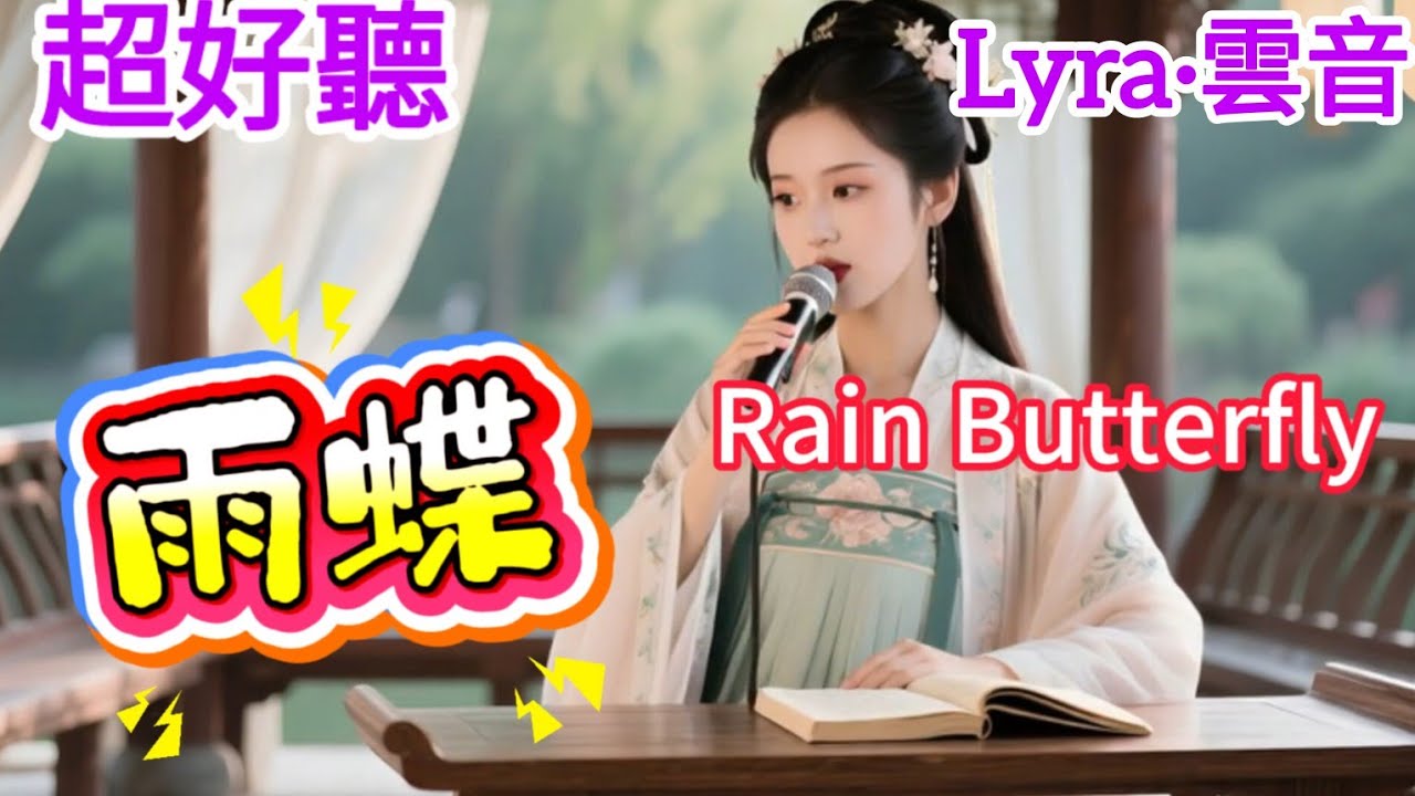 Lyra·雲音 翻唱 超好聽 | 《雨蝶》 | 原唱:李翊君 | 愛到心破碎,也別去怪誰,只因為相遇太美 | Beautiful | 