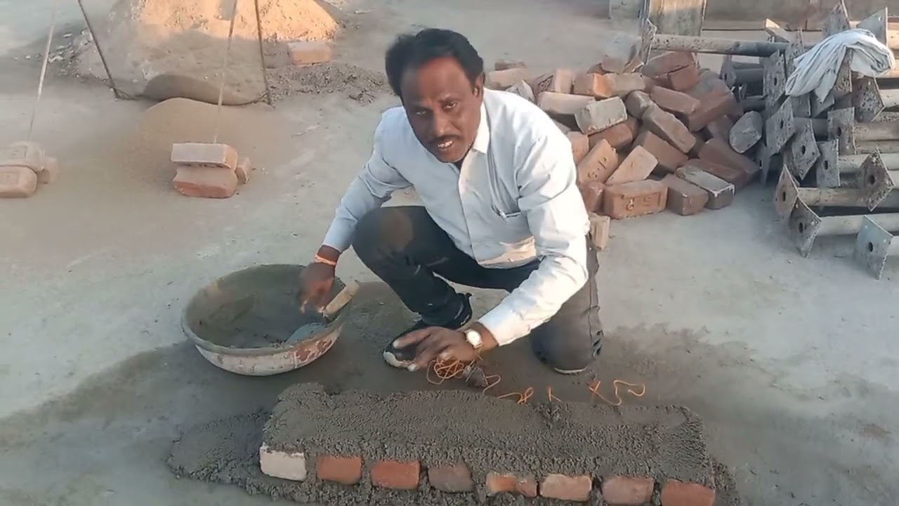 9 इंच दीवाल में 4 इंच कैसे निकाले# गोली कहां पर देखें#👈🙏🧱👌