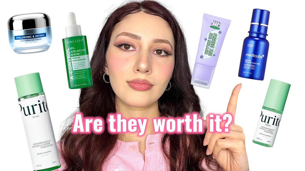 HONEST korean skincare reviews of products I actually finished! (what actually helped my skin)