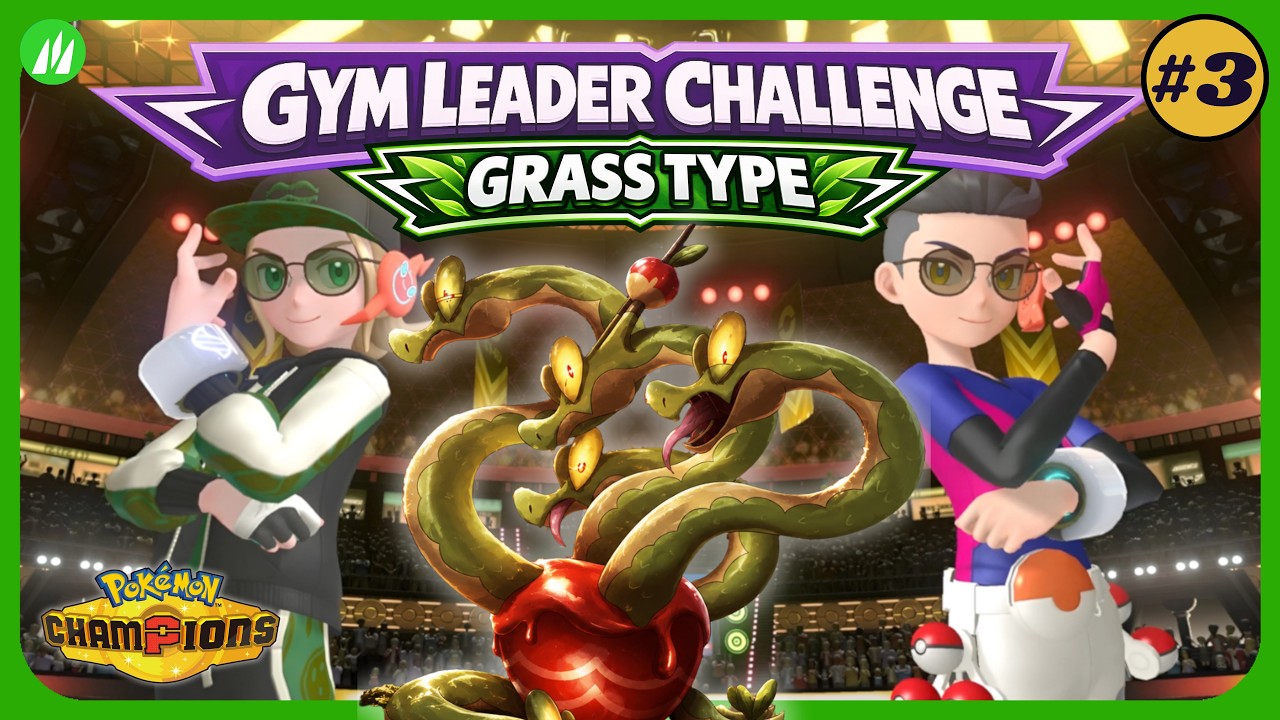 HYDRAPPLE'S UNKNOWN ABILITY is ... BROKEN? | #3 Grass Type Gym Leader Challenge | Pokemon Champions