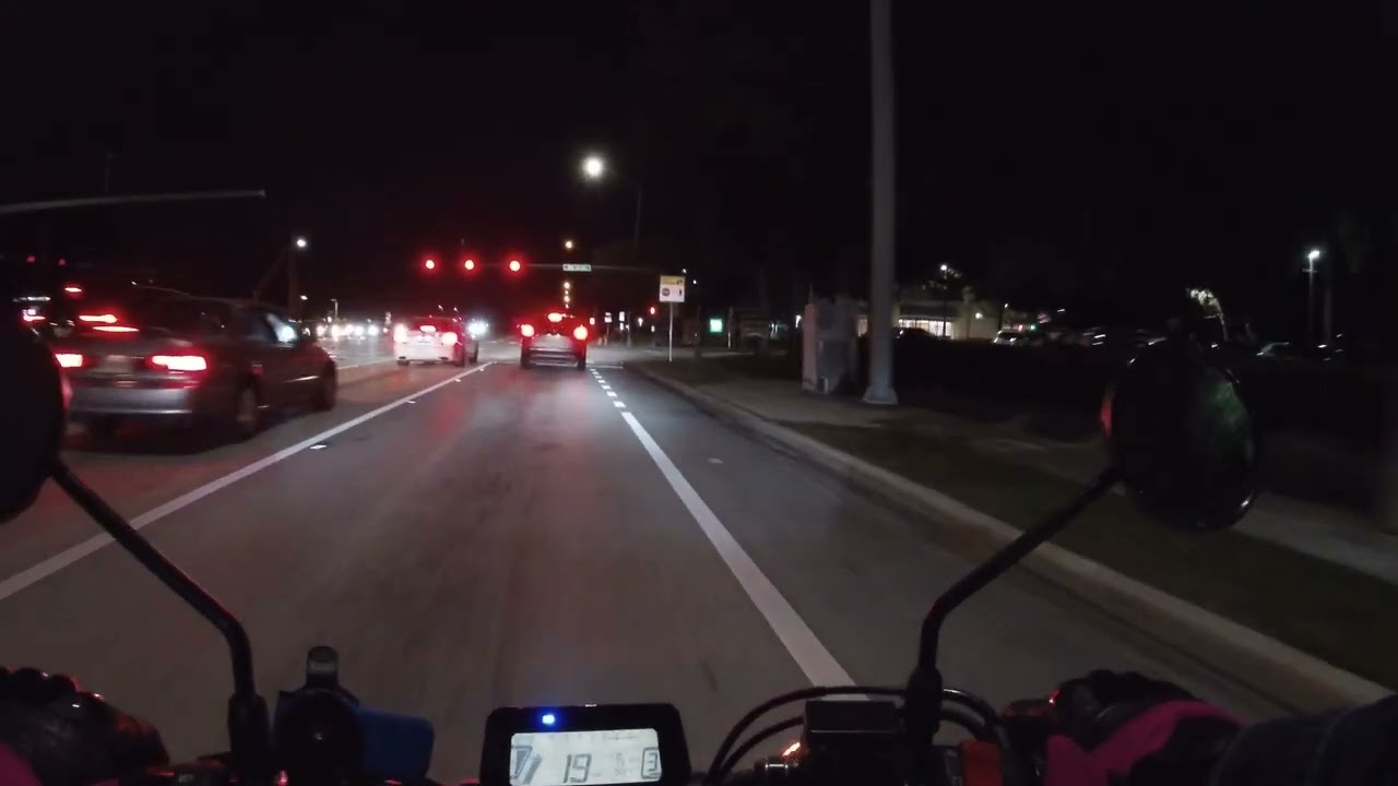Night Time Ride On Christmas Day To Get Menchies On My 2025 Honda Grom (Video Angle Fixed!)