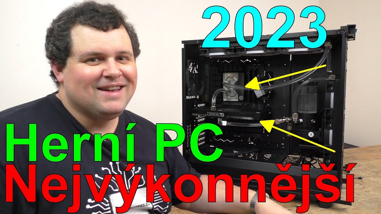 NEJVÝKONNĚJŠÍ herní počítač v roce 2023 s vodním okruhem na míru a RGB