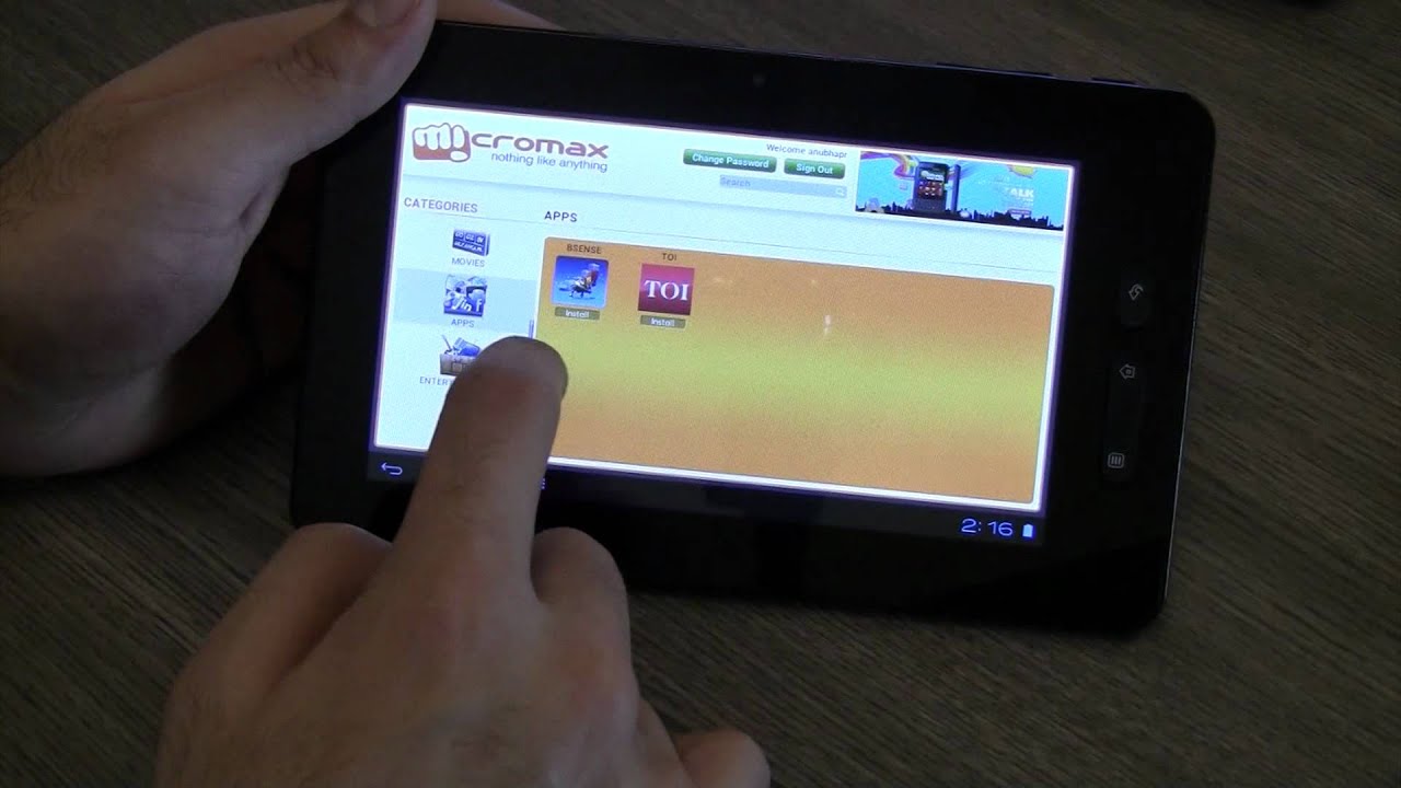 Обзор Micromax Funbook от iGyaan