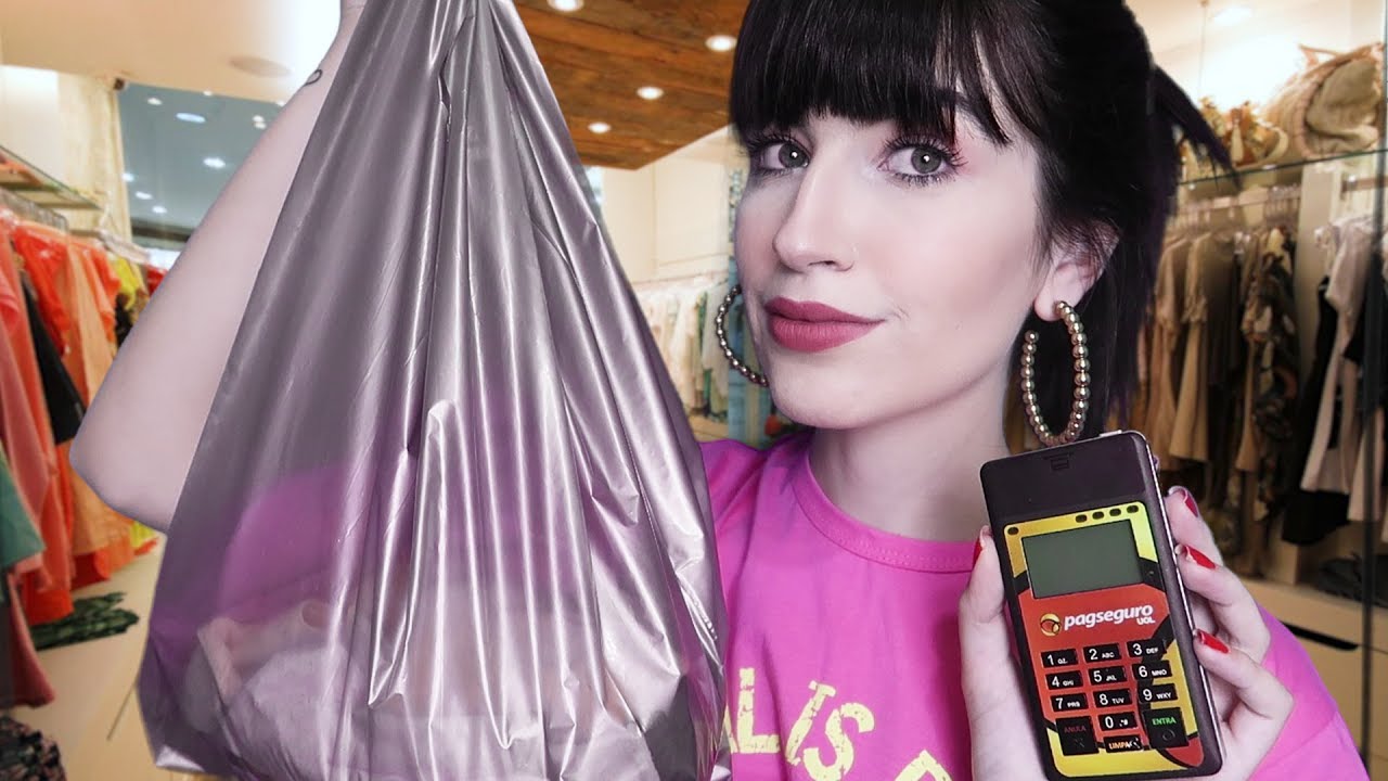 ASMR - Roleplay VENDEDORA DE ROUPAS!