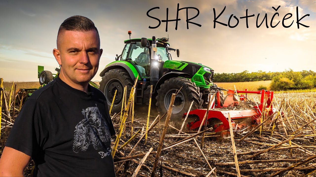🌻 Rezacie valce na strnisko a zároveň podmietka s jedným prejazdom. SHR Kotuček