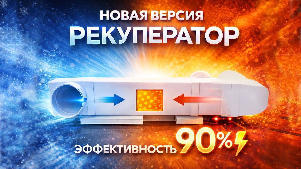 Рекуператор своими руками: 6 лет разработки и реальные тесты вместо маркетинга