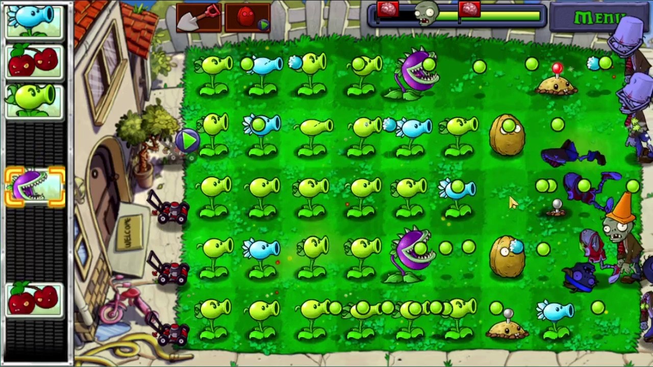بلانت ضد الزومبي الحلقة 3 🔥 الزومبي بدأوا يهاجمون بقوة! Plants vs Zombies Gameplay