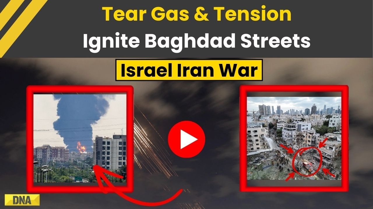 Israel Iran War: Baghdad Streets Turn Warzone Amid Tear Gas Clash | Iran News