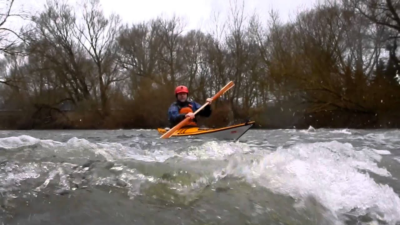 Mit dem Seekajak auf der Oker