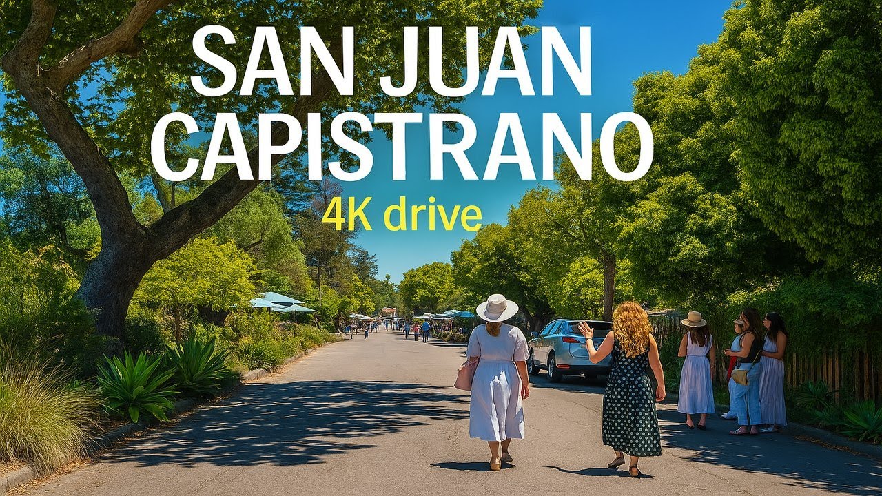 San Juan Capistrano California 4K Drive | Scenic Tour Through Historic Downtown
