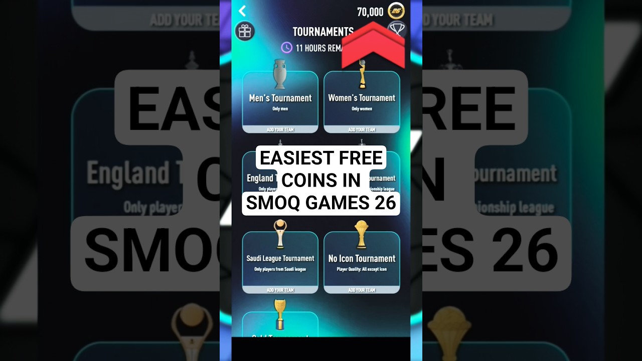 САМЫЙ ПРОСТОЙ СПОСОБ ПОЛУЧИТЬ БЕСПЛАТНЫЕ МОНЕТЫ В SMOQ GAMES 26!! #smoqgames #smoqgames26