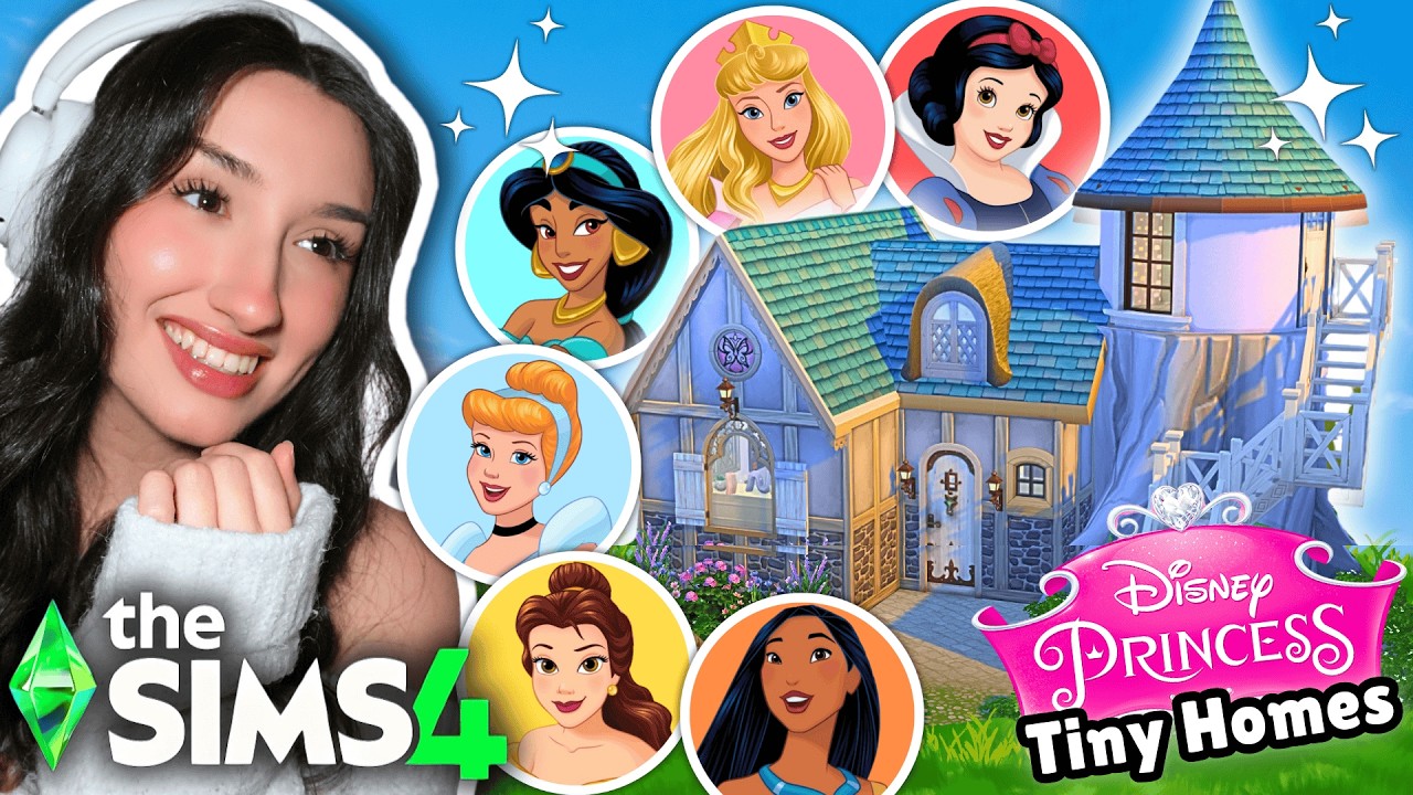 every Tiny Home is a DISNEY PRINCESS in The Sims 4 (compilation)