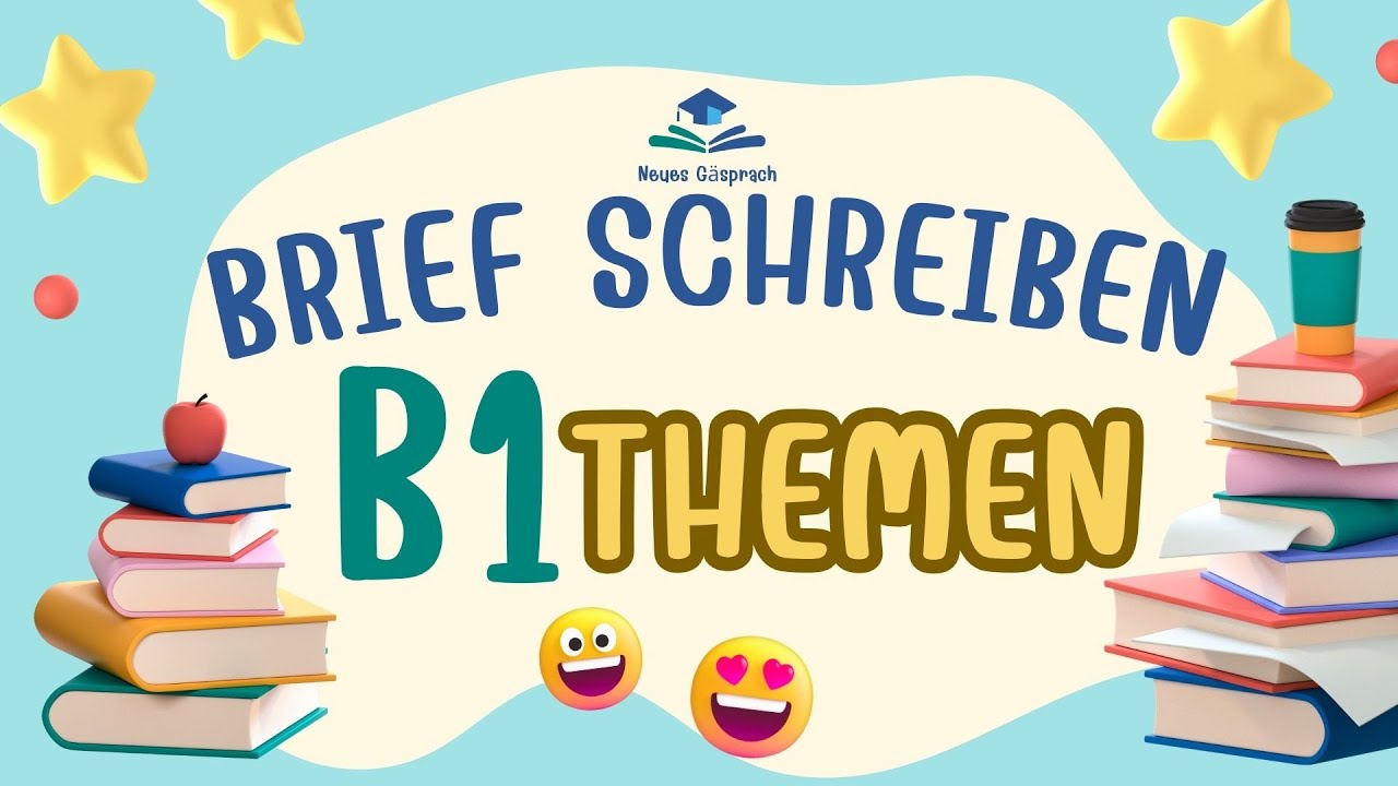 B1-Brief schreiben : Themen, Beispiele und alles! Telc | DTB | Goethe | ÖSD | DTZ Prüfung