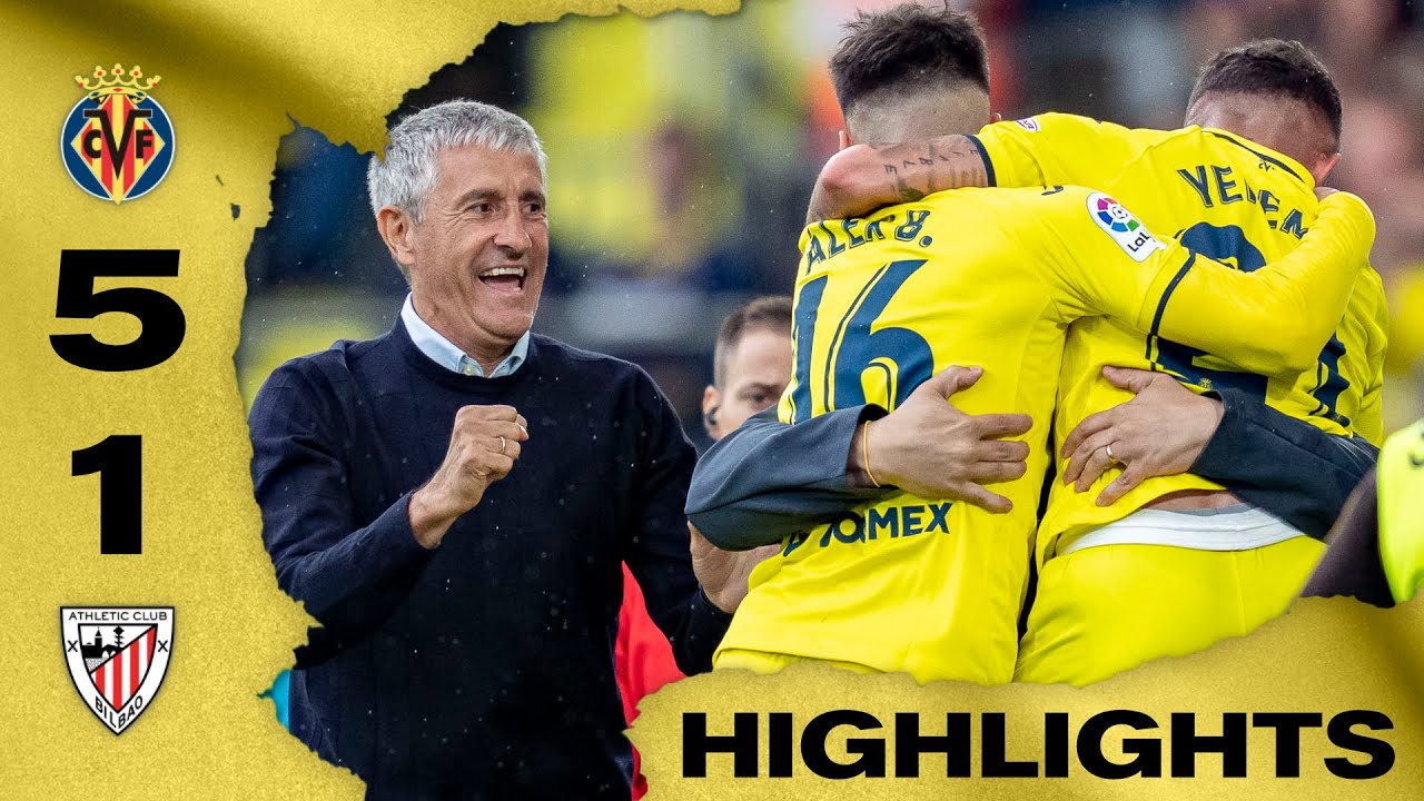 Highlights Villarreal 5-1 Athletic Club | LaLiga