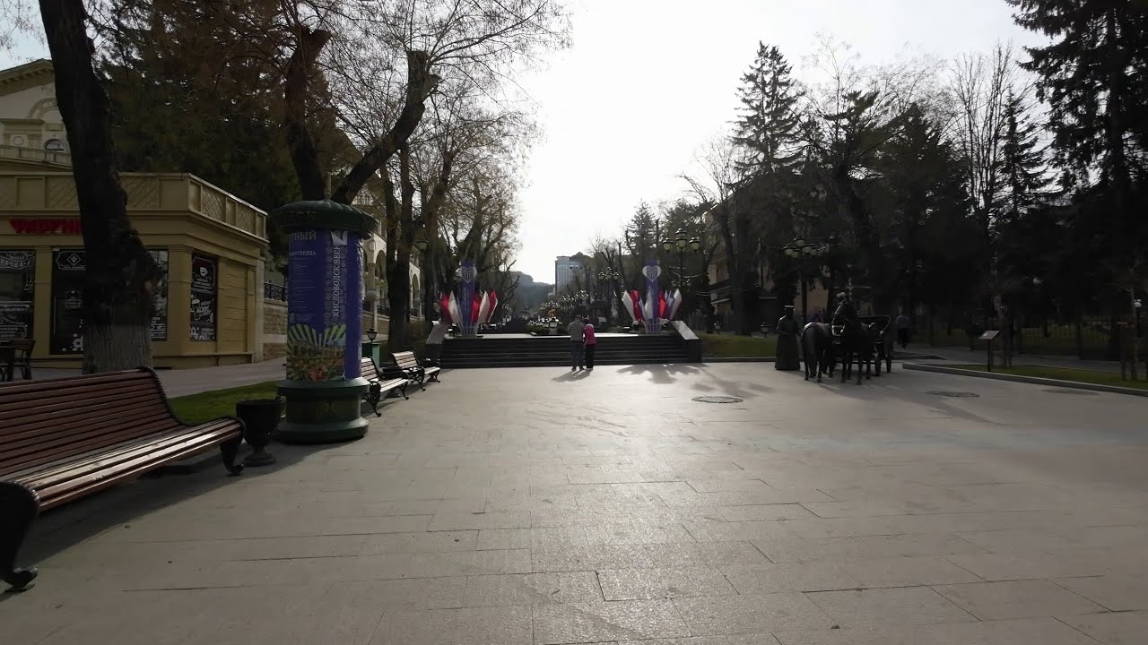 Кисловодск. Прогулка по просьбам подписчиков. Солнечная долина. 15 марта 2025 г.