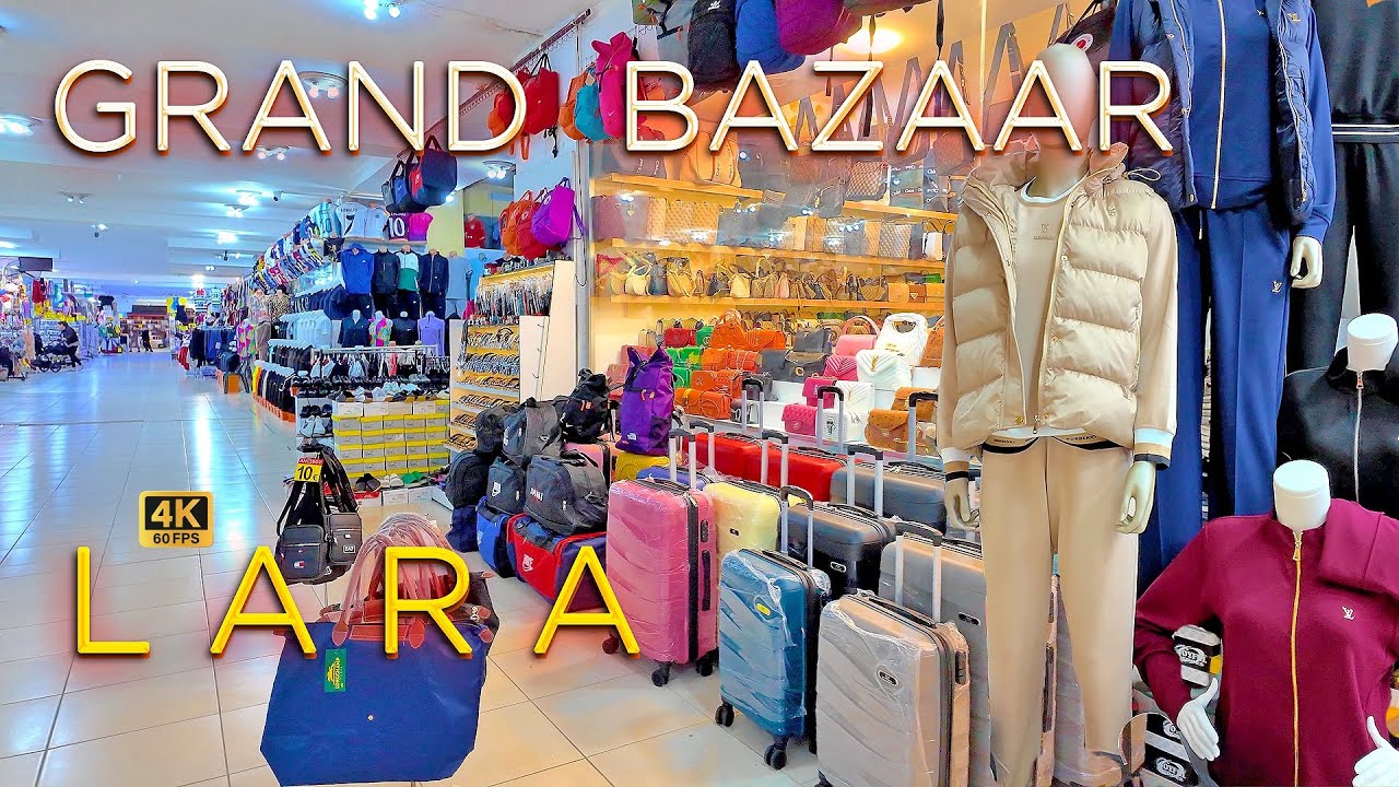 LARA 🛍️ GRAND BAZAAR in ANTALYA 4K Walking Tour TÜRKIYE #turkey