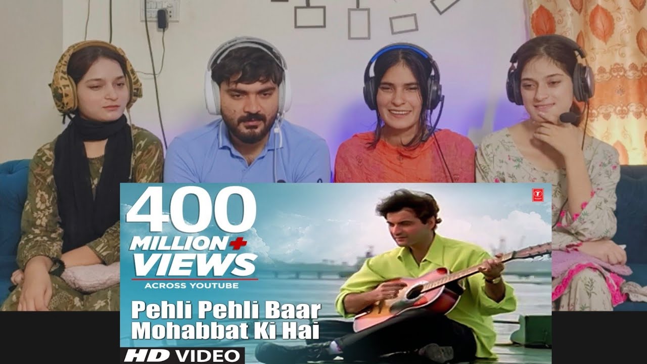 Pehli Pehli Baar Mohabbat Ki Song Reaction | Sirf Tum, Kumar Sanu, Alka Yagnik_Sanjay K, Priya