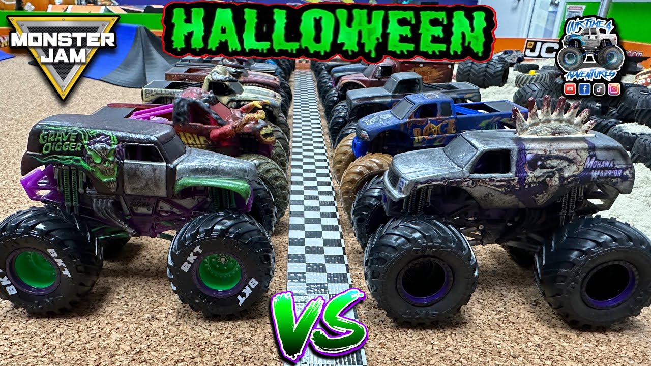 Гоночный турнир MonsterJam от Toy Diecast | Серия &laquo;Хэллоуин 25&raquo; | Rusty APOCALYPSE Monster Trucks