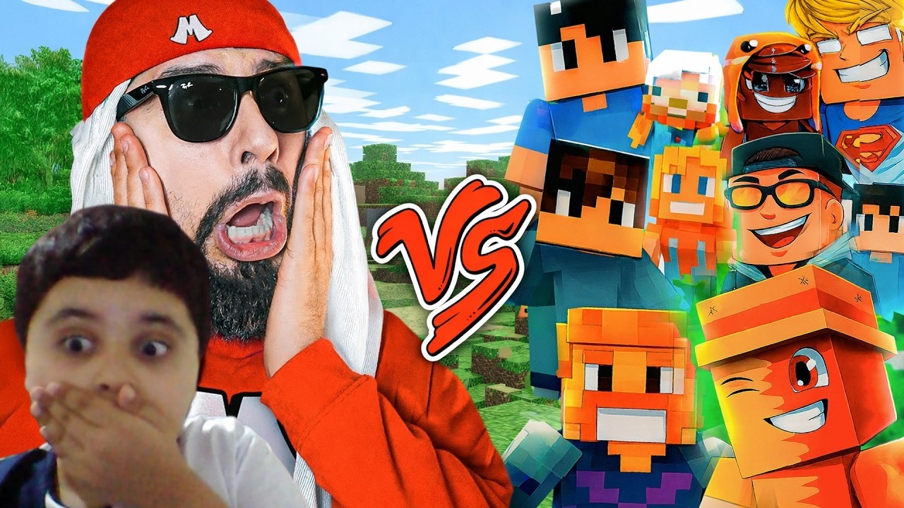 11 Youtubers de Minecraft (Creative Squad) Vs. Mussa - Batalha de Rima Animada React Tim Lapooro
