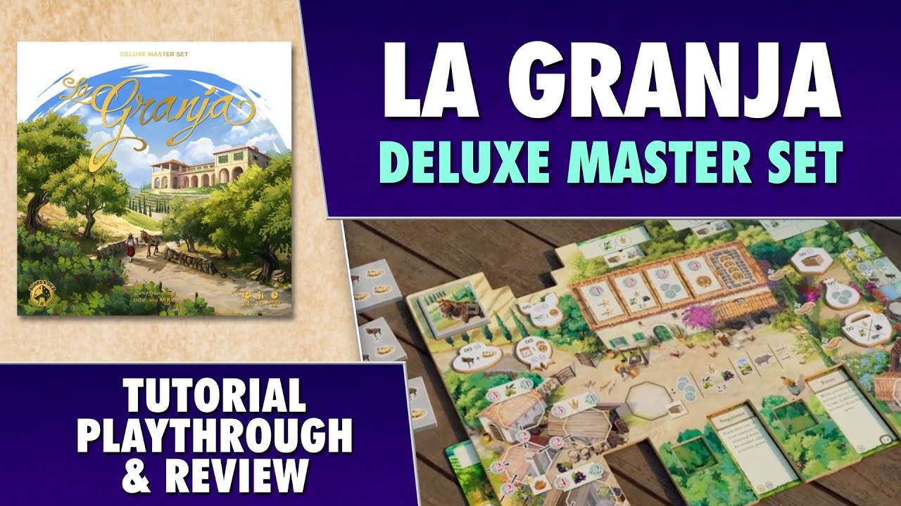 La Granja - Deluxe Master Set - Tutorial & Playthrough
