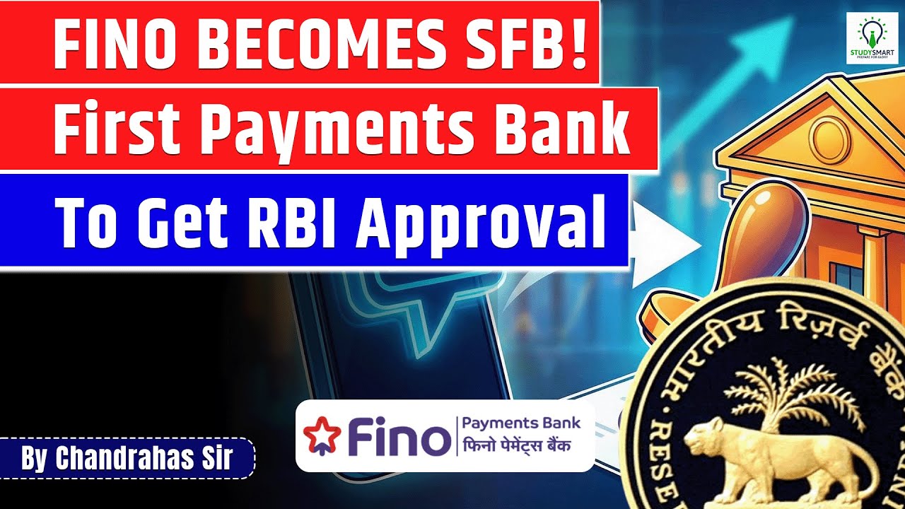 Fino Becomes First Payments Bank to Convert into Small Finance Bank | RBI In-Principle Approval