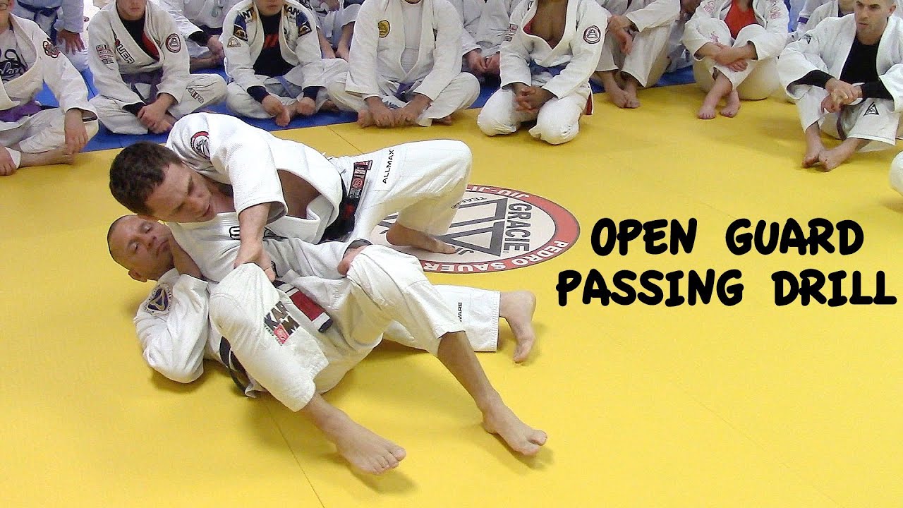 OPEN GUARD: Passing Drill with Jeff 